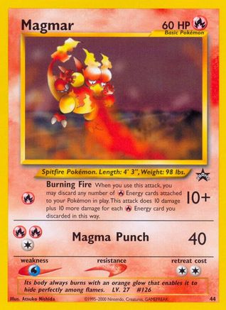 Magmar (44) [Wizards of the Coast: Black Star Promos] - Trinity Hobby