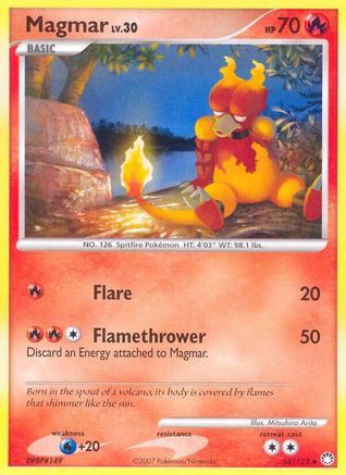 Magmar (54/123) [Diamond & Pearl: Mysterious Treasures] - Trinity Hobby