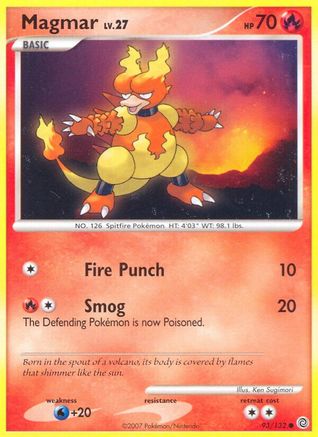 Magmar (93/132) [Diamond & Pearl: Secret Wonders] - Trinity Hobby