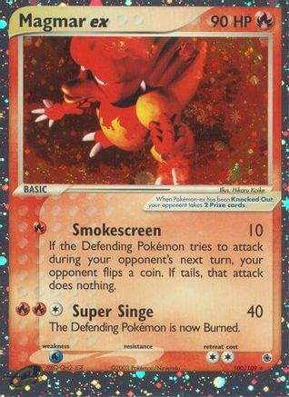 Magmar ex (100/109) [EX: Ruby & Sapphire] - Trinity Hobby