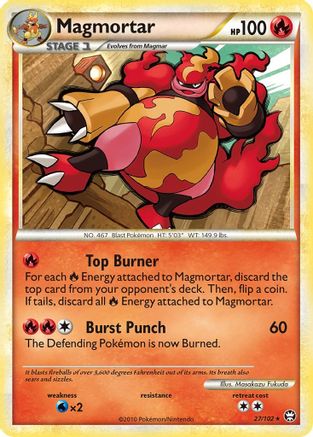 Magmortar (27/102) [HeartGold & SoulSilver: Triumphant] - Trinity Hobby
