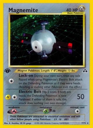 Magnemite (7/75) [Neo Discovery 1st Edition] - Trinity Hobby