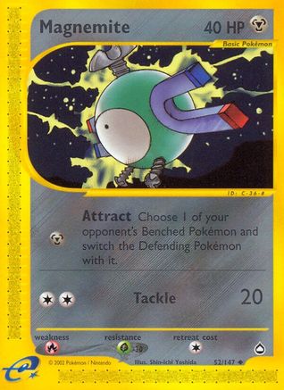 Magnemite (52/147) [Aquapolis] - Trinity Hobby