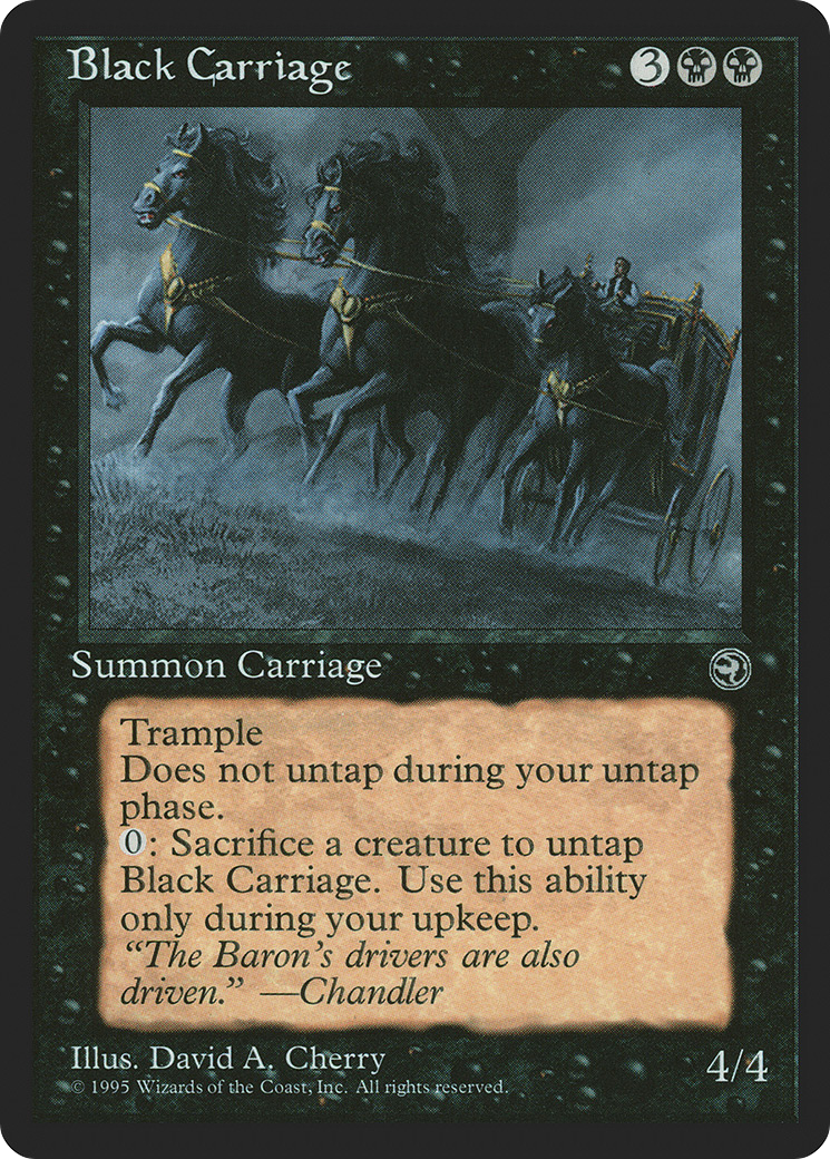 Black Carriage [Homelands] - Trinity Hobby