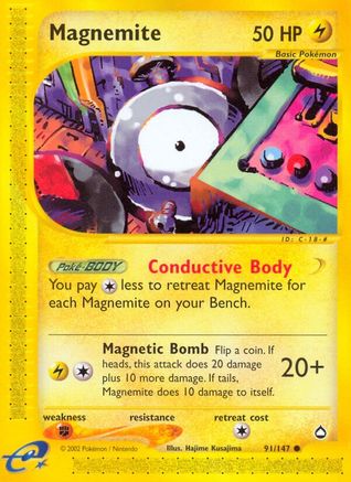 Magnemite (91/147) [Aquapolis] - Trinity Hobby