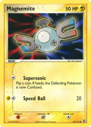 Magnemite (68/112) [EX: FireRed & LeafGreen] - Trinity Hobby