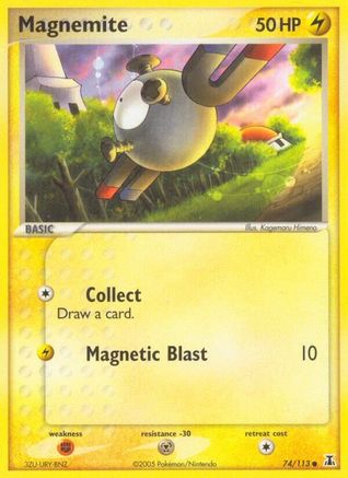 Magnemite (74/113) (Stamped) [EX: Delta Species] - Trinity Hobby