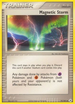 Magnetic Storm (91/101) [EX: Hidden Legends] - Trinity Hobby