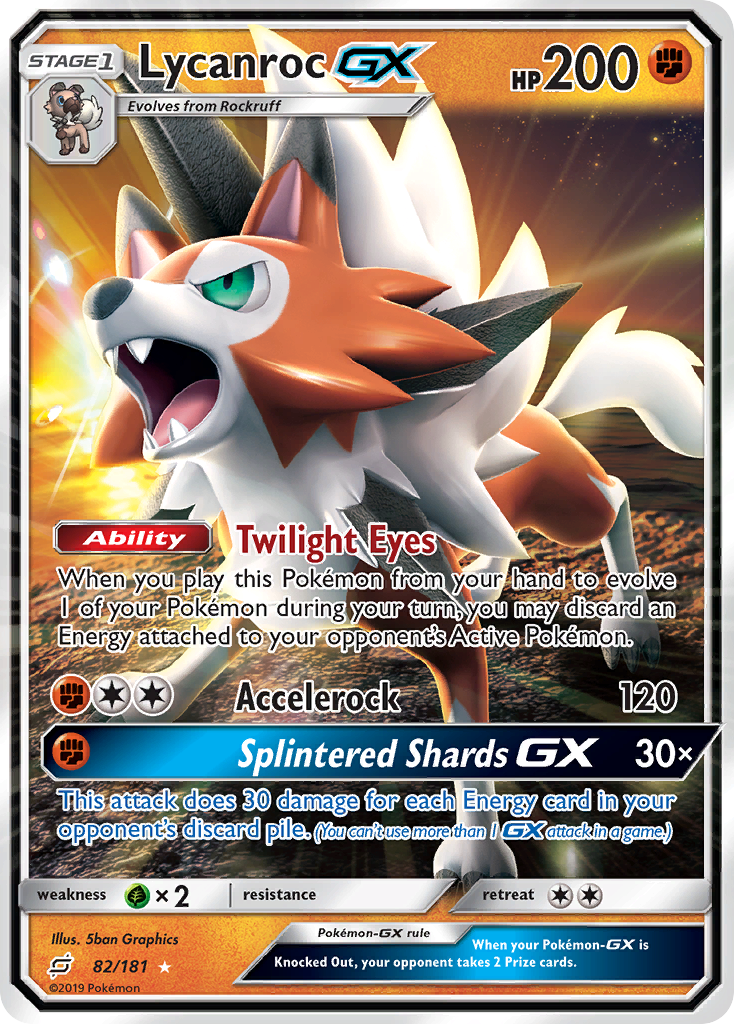 Lycanroc GX (82/181) [Sun & Moon: Team Up] - Trinity Hobby