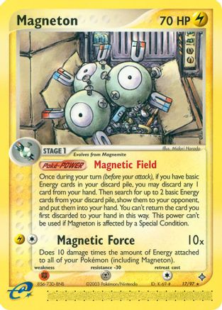 Magneton (17/97) [EX: Dragon] - Trinity Hobby