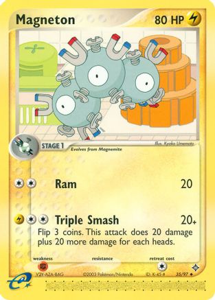 Magneton (35/97) [EX: Dragon] - Trinity Hobby