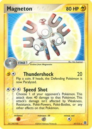 Magneton (27/112) [EX: FireRed & LeafGreen] - Trinity Hobby