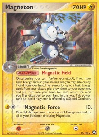 Magneton (16/108) (Stamped) [EX: Power Keepers] - Trinity Hobby