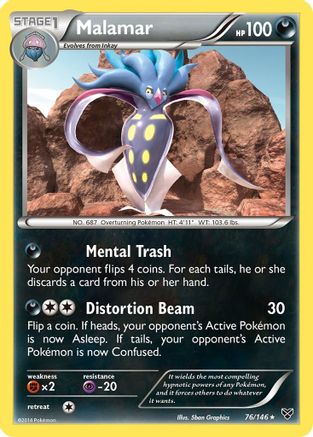 Malamar (76/146) [XY: Base Set] - Trinity Hobby