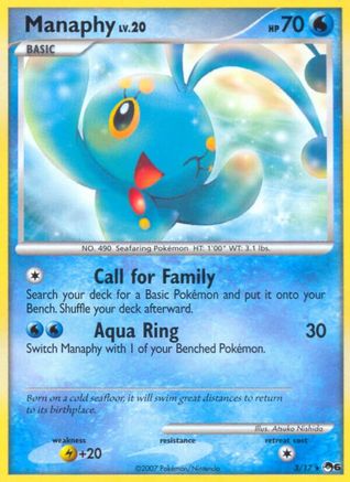 Manaphy (3/17) [POP Series 6] - Trinity Hobby