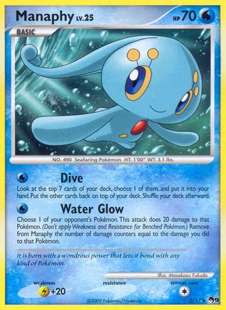 Manaphy (2/17) [POP Series 9] - Trinity Hobby