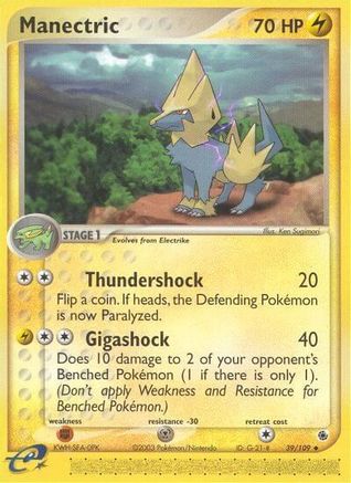 Manectric (39/109) [EX: Ruby & Sapphire] - Trinity Hobby
