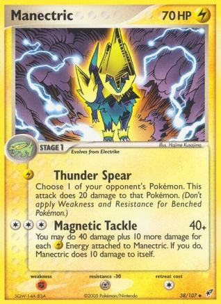 Manectric (38/107) (Stamped) [EX: Deoxys] - Trinity Hobby