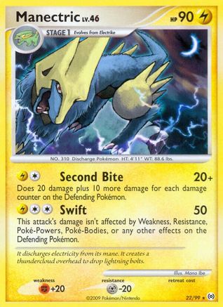 Manectric (22/99) [Platinum: Arceus] - Trinity Hobby