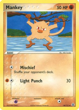Mankey (38/112) [EX: FireRed & LeafGreen] - Trinity Hobby