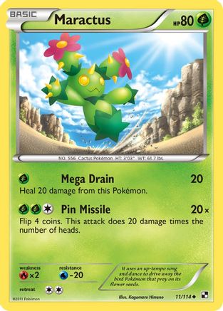 Maractus (11/114) [Black & White: Base Set] - Trinity Hobby