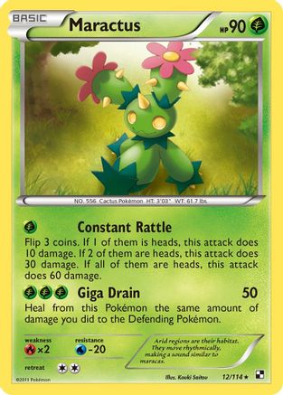 Maractus (12/114) [Black & White: Base Set] - Trinity Hobby