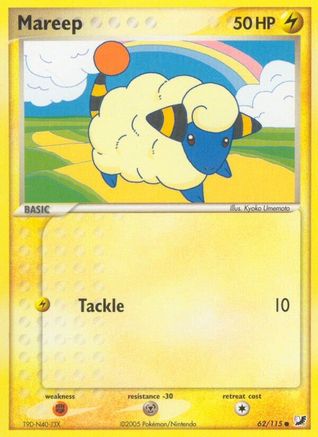 Mareep (62/115) [EX: Unseen Forces] - Trinity Hobby
