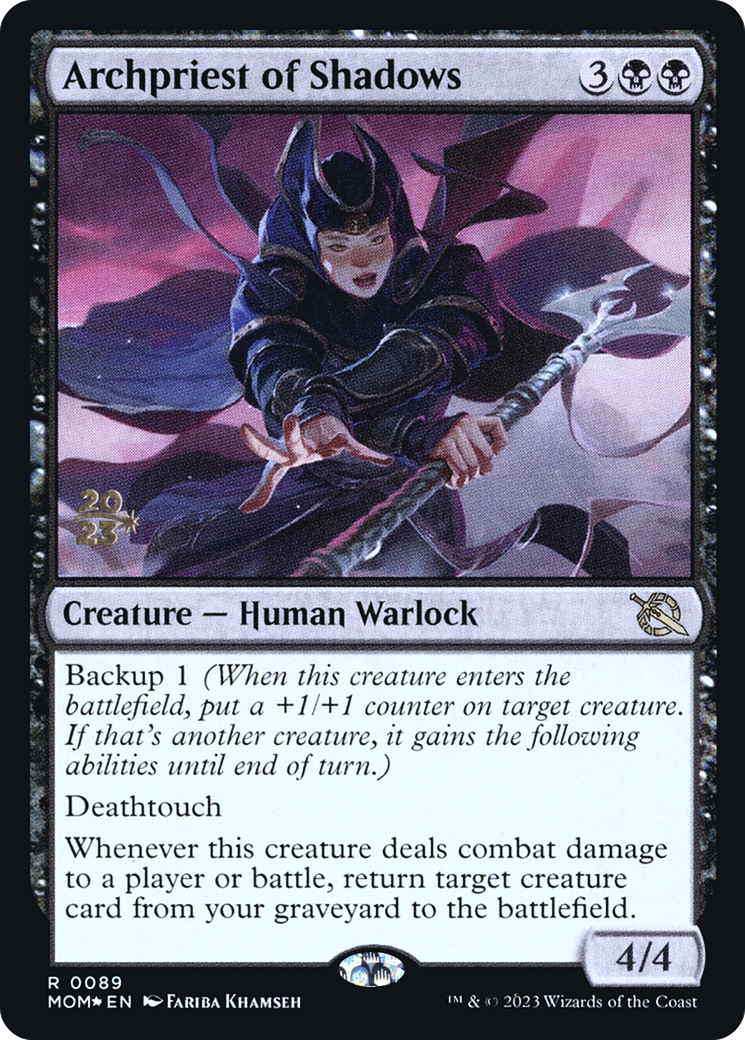 Archpriest of Shadows [March of the Machine Prerelease Promos] - Trinity Hobby