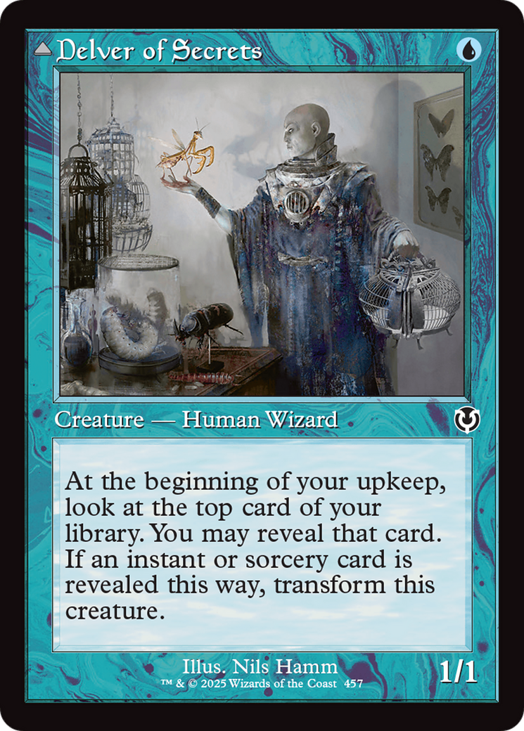 Delver of Secrets // Insectile Aberration (Retro Frame) [Innistrad Remastered] - Trinity Hobby