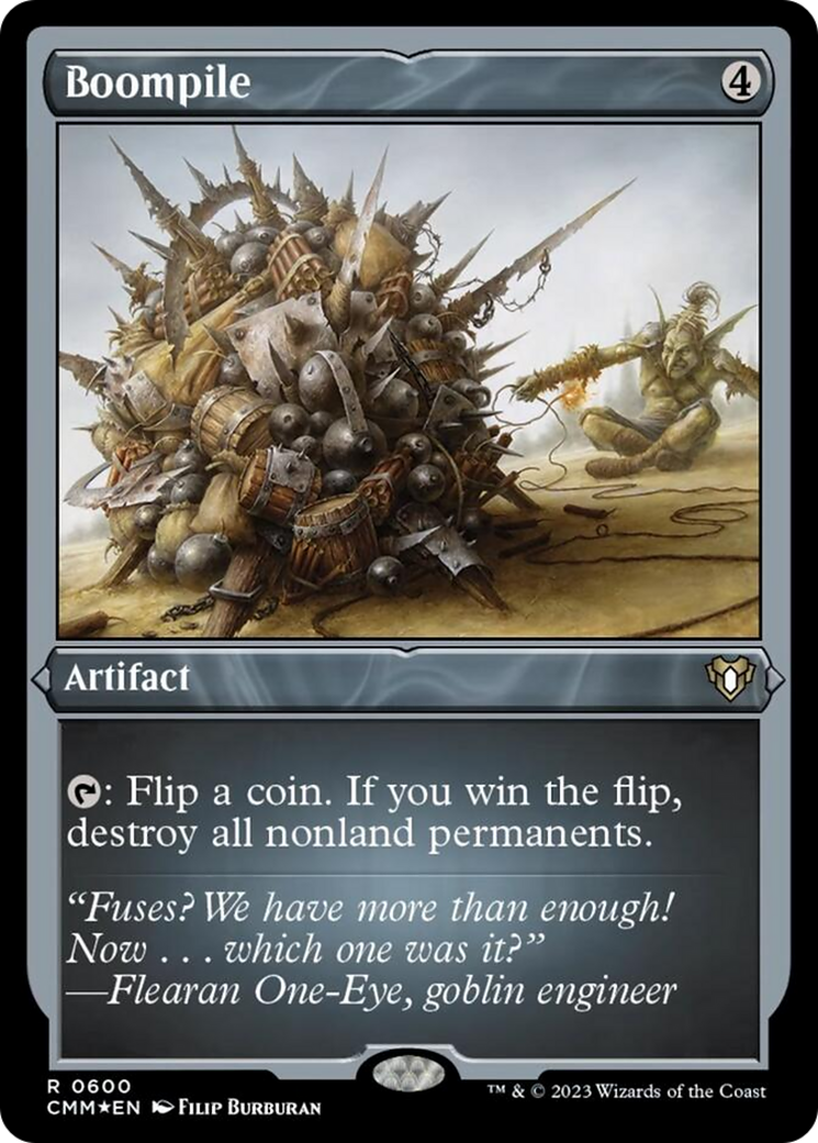 Boompile (Foil Etched) [Commander Masters] - Trinity Hobby