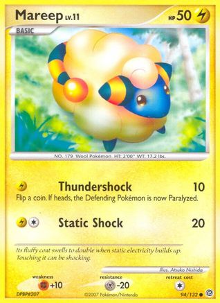 Mareep (94/132) [Diamond & Pearl: Secret Wonders] - Trinity Hobby