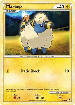 Mareep (63/95) [HeartGold & SoulSilver: Call of Legends] - Trinity Hobby