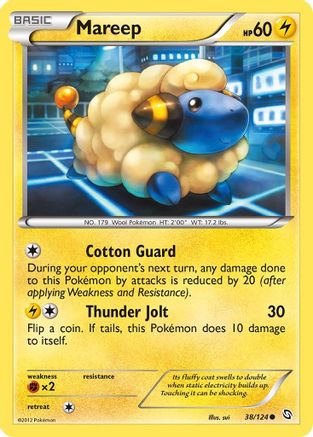 Mareep (38/124) [Black & White: Dragons Exalted] - Trinity Hobby