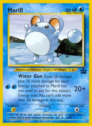 Marill (29) [Wizards of the Coast: Black Star Promos] - Trinity Hobby