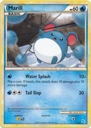 Marill (15/30) [HeartGold & SoulSilver: Trainer Kit - Gyarados] - Trinity Hobby