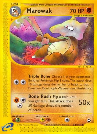 Marowak (54/147) [Aquapolis] - Trinity Hobby