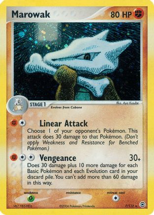 Marowak (7/112) [EX: FireRed & LeafGreen] - Trinity Hobby