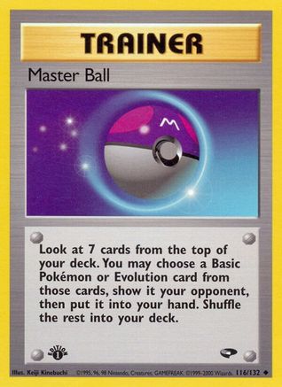 Master Ball (116/132) [Gym Challenge Unlimited] - Trinity Hobby
