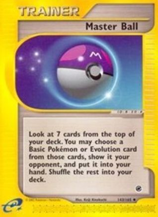 Master Ball (143/165) [Expedition: Base Set] - Trinity Hobby