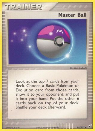 Master Ball (88/107) (Stamped) [EX: Deoxys] - Trinity Hobby