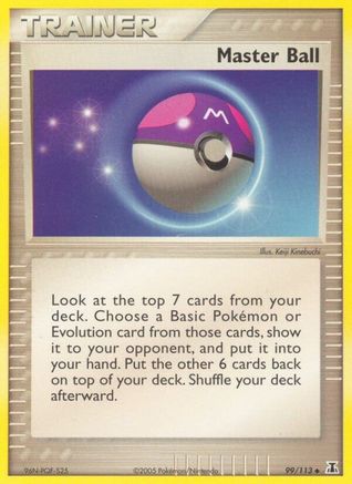 Master Ball (99/113) [EX: Delta Species] - Trinity Hobby
