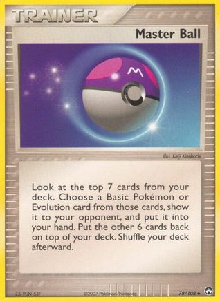 Master Ball (78/108) [EX: Power Keepers] - Trinity Hobby