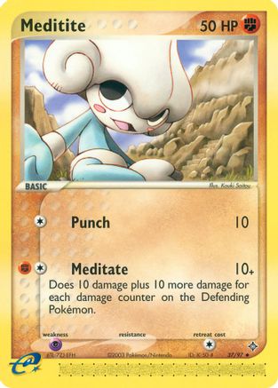 Meditite (37/97) [EX: Dragon] - Trinity Hobby
