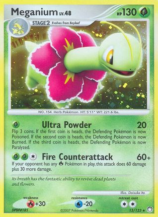 Meganium (13/123) [Diamond & Pearl: Mysterious Treasures] - Trinity Hobby