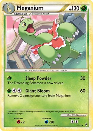 Meganium (27/95) [HeartGold & SoulSilver: Call of Legends] - Trinity Hobby