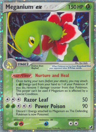Meganium ex (106/115) [EX: Unseen Forces] - Trinity Hobby