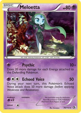 Meloetta (78/113) [Black & White: Legendary Treasures] - Trinity Hobby