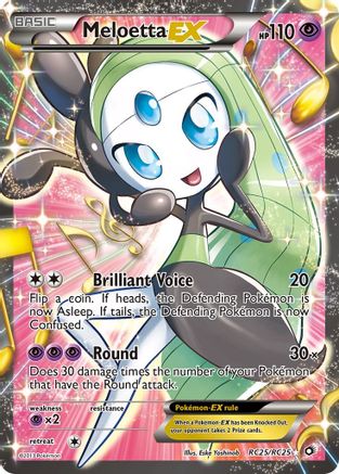 Meloetta EX (RC25/RC25) [Black & White: Legendary Treasures] - Trinity Hobby