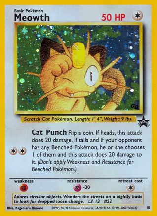Meowth (10) [Wizards of the Coast: Black Star Promos] - Trinity Hobby