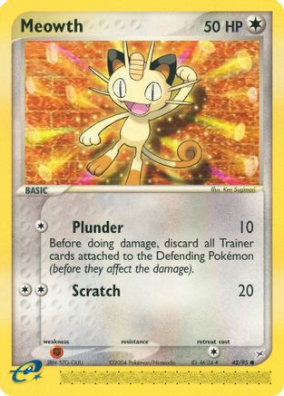 Meowth (42/95) [EX: Team Magma vs Team Aqua] - Trinity Hobby